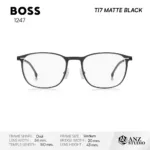 HUGO BOSS รุ่น 1247 กรอบแว่นตา  Metal ทรง Oval Full Rim - Image 7