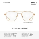 DITA Lancier DLX112 กรอบแว่นตา Titanium ทรง Navigator Luxury Sport  ของแท้รับประกัน 1 ปี - Image 2
