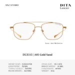DITA Lancier DLX115 กรอบแว่นตา Titanium ทรง Navigator  Luxury Sport ของแท้รับประกัน 1 ปี - Image 2