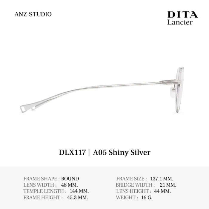 DITA Lancier DLX117 กรอบแว่นตา Titanium ทรง Round  Luxury Sport  ของแท้รับประกัน 1 ปี - Image 7