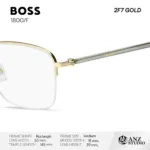 BOSS 1800/F กรอบแว่นตา Titanium ทรง Rectangle Semi Rimless - Image 7