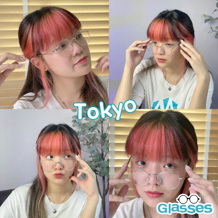 แว่นกรองแสงสีฟ้า ANZ STUDIO  เลนส์ถนอมสายตา รุ่นTokyo ทรงกลม *ตัดค่าสายตาทักแชทก่อนสั่งซื้อ* - Image 7