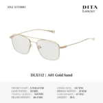 DITA Lancier DLX112 กรอบแว่นตา Titanium ทรง Navigator Luxury Sport  ของแท้รับประกัน 1 ปี - Image 3