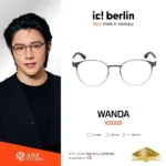 ic! berlin Wanda IC5333 กรอบแว่นตา Metal ทรง Rounded Minimal Screwless Design