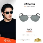 ic! berlin Radi IC0068-D แว่นตากันแดด Metal ทรง Aviator Minimal Screwless Design
