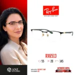 RayBan RX6513 กรอบแว่นสายตา ทรง Semi Rimless
