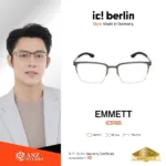 ic! berlin Emmett IC5165 กรอบแว่นตา Metal ทรง Panto Minimal Screwless Design