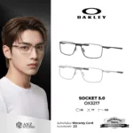 กรอบแว่นตา OAKLEY OX3217 SOCKET 5.0 กรอบโลหะ เบาพิเศษ แข็งแรง ของแท้รับประกัน 2 ปี