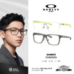 กรอบแว่นตาเด็ก OAKLEY OY8032D SANDO ทรง Rectangle น้ำหนักเบา Ace-Fit ของแท้รับประกัน 2 ปี