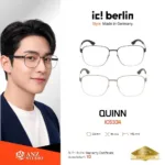ic! berlin Quinn IC5334 กรอบแว่นตา Metal ทรง Rounded Square Minimal Screwless Design