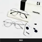 กรอบแว่นตา vanta. RIO วัสดุ Titanium IP ทรง Round น้ำหนักเบา ตัดเลนส์สายตาได้ - Image 9
