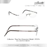 Silhouette Titan Next Generation 5521 กรอบแว่นสายตา Silhouette ของแท้ ทรง Rectangular กรอบ Titanium ไร้ขอบ น้ำหนักเบา รับประกัน 1 ปี - Image 9