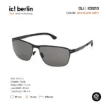 ic! berlin Oli IC0213 แว่นตากันแดด Metal ทรง Rectangle Minimal Screwless Design - Image 2