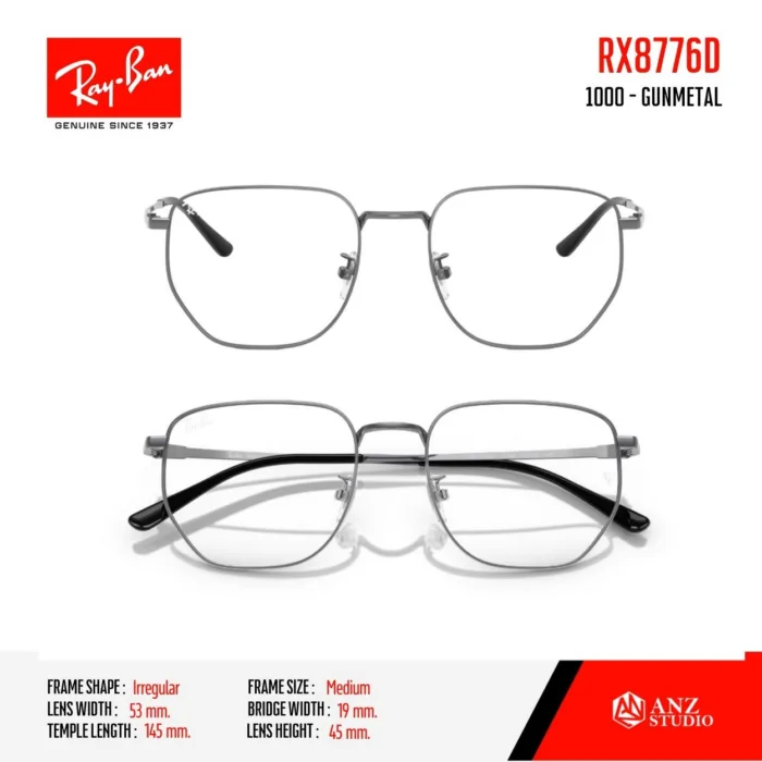 RayBan RX8776D กรอบแว่นสายตา ทรง Irregular - Image 2