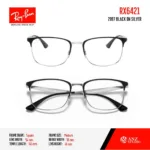 Ray-Ban RX6421 กรอบแว่นสายตา ทรง Square - Image 2