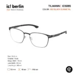 ic! berlin Tilmann IC5065 กรอบแว่นตา Metal ทรง Rounded Square Minimal Screwless Design - Image 2