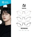 กรอบแว่นตาโลหะ vanta. ROWAN น้ำหนักเบา ทรง Geometric Square ตัดเลนส์สายตาได้