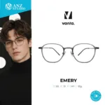 แว่นกรองแสงสีฟ้า vanta. EMERY น้ำหนักเบา ทรง Panto Round ตัดเลนส์สายตาได้