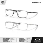 กรอบแว่นตา OAKLEY OX3217 SOCKET 5.0 กรอบโลหะ เบาพิเศษ แข็งแรง ของแท้รับประกัน 2 ปี - Image 2