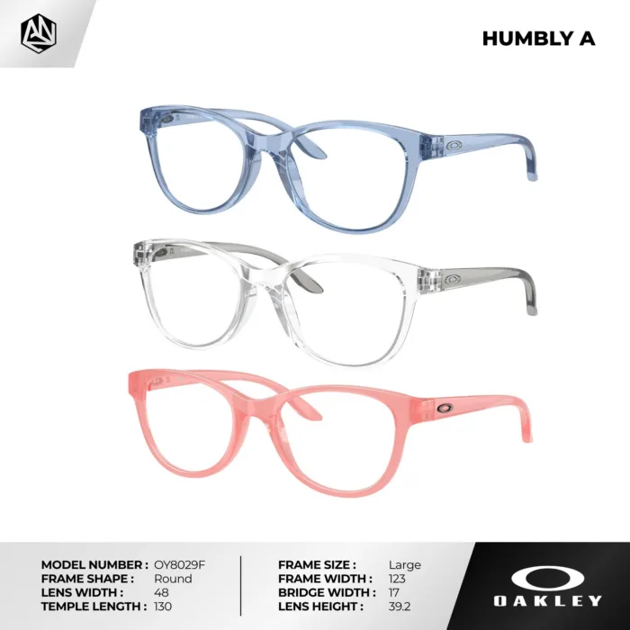กรอบแว่นตาเด็ก OAKLEY OY8029F HUMBLY A ทรงกลม O Matter™ เบาพิเศษ ของแท้รับประกัน 2 ปี - Image 2