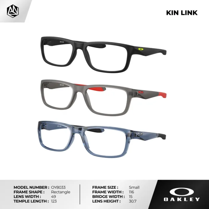 กรอบแว่นตาเด็ก OAKLEY OY8033 KIN LINK ทรง Rectangle O Matter™ น้ำหนักเบา สปอร์ต ของแท้รับประกัน 2 ปี - Image 2