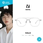 แว่นกรองแสงสีฟ้า  vanta. Halo น้ำหนักเบา ทรง Aviator Square ตัดเลนส์สายตาได้