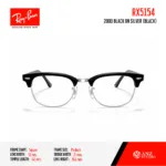 RayBan RX5154 กรอบแว่นสายตา ทรง Browline / Square - Image 2
