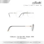 Silhouette Lite Spirit RL 5569 กรอบแว่นสายตา Silhouette ของแท้ ทรง Rectangle กรอบ Titanium ไร้ขอบ น้ำหนักเบา รับประกัน 1 ปี - Image 3