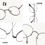 กรอบแว่นตาโลหะ vanta. COVE น้ำหนักเบา ทรง Panto Round ตัดเลนส์สายตาได้ - Image 2