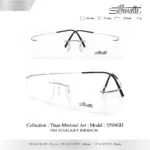 Silhouette Titan Minimal Art 5599 กรอบแว่นสายตา Silhouette ของแท้ กรอบ Titanium ไร้ขอบ น้ำหนักเบา รับประกัน 1 ปี - Image 3