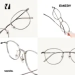 แว่นกรองแสงสีฟ้า vanta. EMERY น้ำหนักเบา ทรง Panto Round ตัดเลนส์สายตาได้ - Image 2
