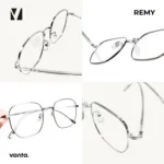 กรอบแว่นตาโลหะ vanta. REMY น้ำหนักเบา ทรง Geometric Square ตัดเลนส์สายตาได้ - Image 2