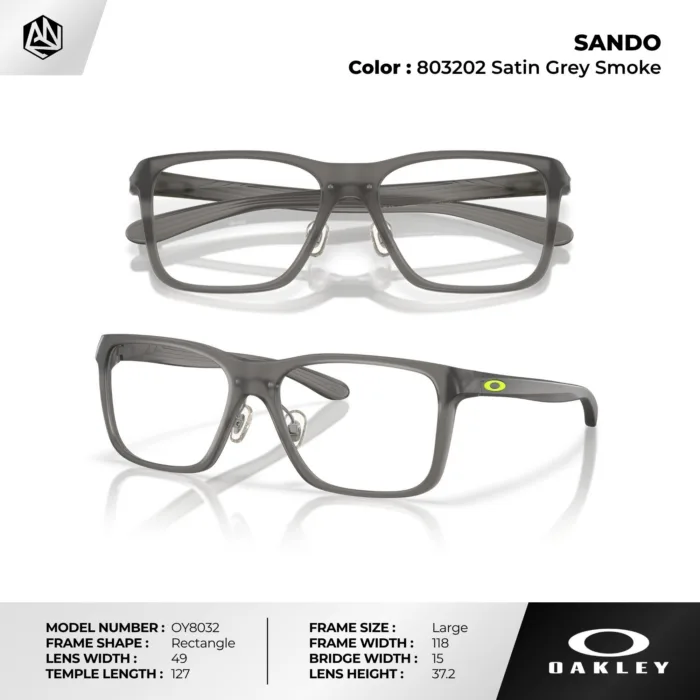 กรอบแว่นตาเด็ก OAKLEY OY8032D SANDO ทรง Rectangle น้ำหนักเบา Ace-Fit ของแท้รับประกัน 2 ปี - Image 3