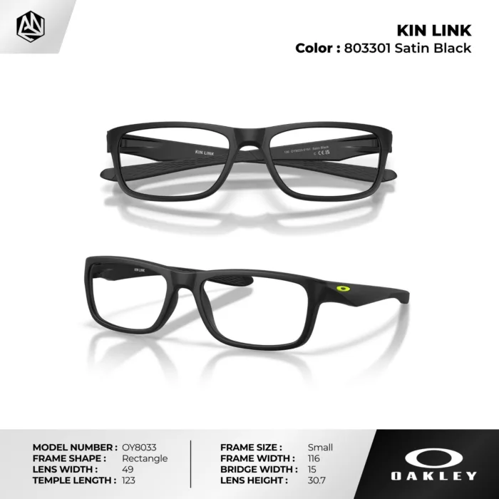 กรอบแว่นตาเด็ก OAKLEY OY8033 KIN LINK ทรง Rectangle O Matter™ น้ำหนักเบา สปอร์ต ของแท้รับประกัน 2 ปี - Image 3