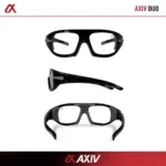 AXIV DUO แว่นตากีฬา 2in1 เปลี่ยนขาแว่นและสายรัดได้ กรอบโค้งกระชับ ตัดเลนส์ตามค่าสายตาได้ - Image 3