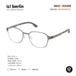ic! berlin Inko IC5328 กรอบแว่นตา Metal ทรง Rounded Square Minimal Screwless Design - Image 4