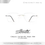 Silhouette Lite Spirit RL 5569 กรอบแว่นสายตา Silhouette ของแท้ ทรง Rectangle กรอบ Titanium ไร้ขอบ น้ำหนักเบา รับประกัน 1 ปี - Image 4