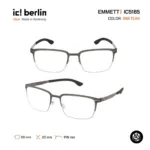 ic! berlin Emmett IC5165 กรอบแว่นตา Metal ทรง Panto Minimal Screwless Design - Image 4