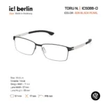 ic! berlin TORU N. IC5066-D กรอบแว่นตา Metal ทรง Square Minimal Screwless Design - Image 4