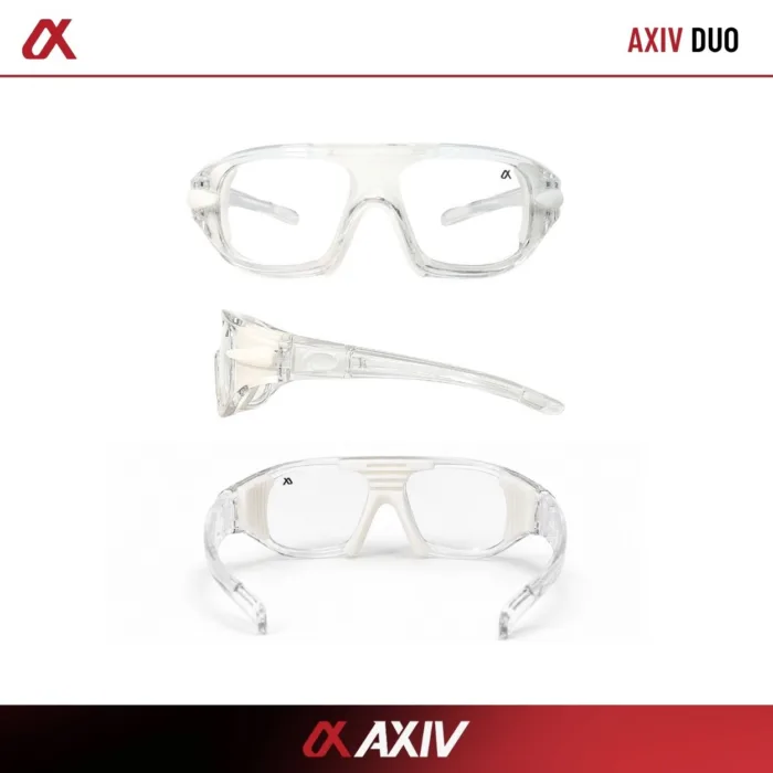 AXIV DUO แว่นตากีฬา 2in1 เปลี่ยนขาแว่นและสายรัดได้ กรอบโค้งกระชับ ตัดเลนส์ตามค่าสายตาได้ - Image 4