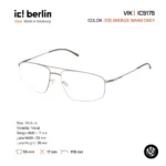 ic! berlin Vik IC5175 กรอบแว่นตา Metal ทรง Rounded Square Minimal Screwless Design - Image 4