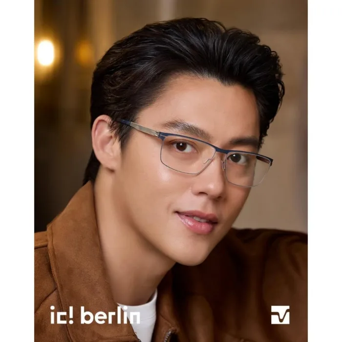 ic! berlin Sven H. IC5095 กรอบแว่นตา Metal ทรง Rectangle Minimal Screwless Design - Image 5