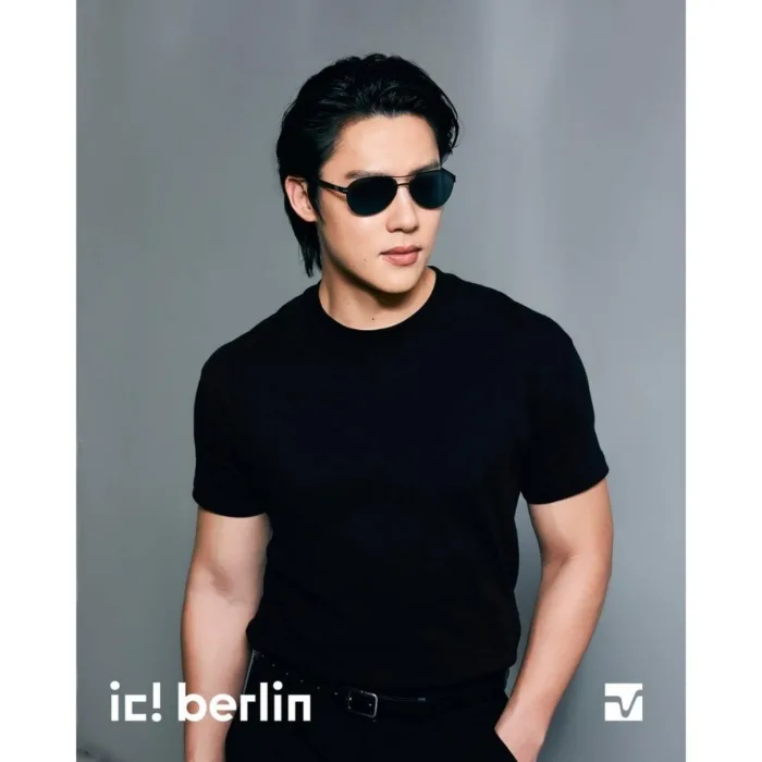 ic! berlin Radi IC0068-D แว่นตากันแดด Metal ทรง Aviator Minimal Screwless Design - Image 4
