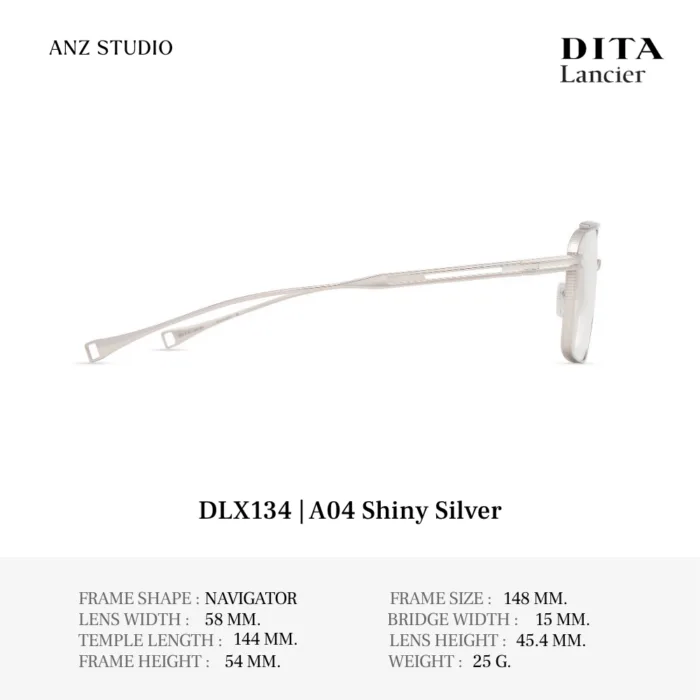 DITA Lancier DLX134 กรอบแว่นตา Titanium ทรง Navigator Luxury Sport ของแท้รับประกัน 1 ปี - Image 4
