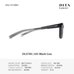 DITA Lancier DLS700 แว่นตากันแดด Acetate ทรง Rectangle Luxury Sport ของแท้รับประกัน 1 ปี - Image 4