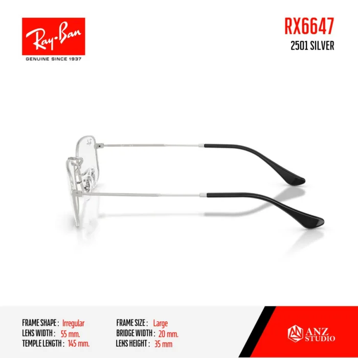 RayBan RX6647 กรอบแว่นสายตา ทรง Irregular - Image 5