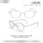 Silhouette Lite Spirit 2924 กรอบแว่นสายตา Silhouette ของแท้ ทรง Round กรอบ Titanium น้ำหนักเบา - Image 4