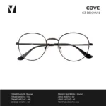 กรอบแว่นตาโลหะ vanta. COVE น้ำหนักเบา ทรง Panto Round ตัดเลนส์สายตาได้ - Image 4