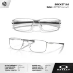กรอบแว่นตา OAKLEY OX3217 SOCKET 5.0 กรอบโลหะ เบาพิเศษ แข็งแรง ของแท้รับประกัน 2 ปี - Image 5