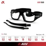 AXIV DUO แว่นตากีฬา 2in1 เปลี่ยนขาแว่นและสายรัดได้ กรอบโค้งกระชับ ตัดเลนส์ตามค่าสายตาได้ - Image 5